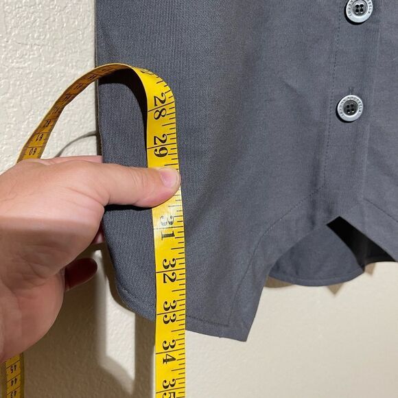 Ioanna Koubbela Gray Sleeveless Button-Down Dress - Picture 7 of 7